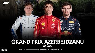 Formuła 1  GP Azerbejdżanu Wyścig  Studio  F1 NA ŻYWO  LIVE [upl. by Flita]