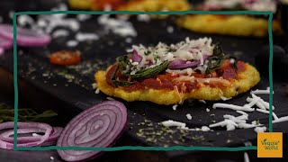 Rezept vegane Polenta Pizza [upl. by Ailedamla275]