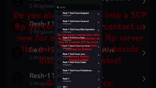 SCP RP Discoard Unique SCP RP [upl. by Atazroglam]