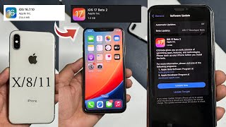 How To Update iOS 16 To 17 in iPhone X8711  How To Update iOS 16 To 17 in iPhone X  iOS 17 [upl. by Meeharbi]