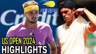 Alexander Zverev vs Maximilian Marterer Round 1  US Open 2024 [upl. by Feingold]