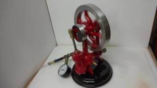 Meyers quotCretorsquot Vertical Oscillator Steam Engine Now Painted [upl. by Tattan]