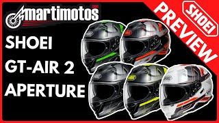 PREVIEW  SHOEI GTAIR 2 APERTURE [upl. by Ergener]