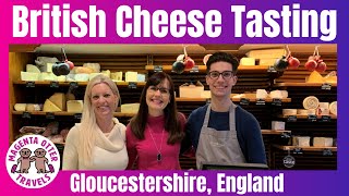 British Cheese Tasting at CheeseWorks Cheltenham in Gloucestershire England [upl. by Olmsted]