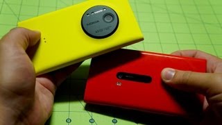 Nokia Lumia 1020 vs Nokia Lumia 920  Pocketnow [upl. by Olegnalehcim]