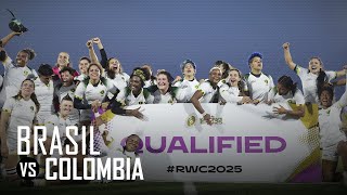 Qualy RWC Femenina 2025  Colombia 13 vs 34 Brasil [upl. by Mickey436]