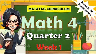 Math 4 Q2 Week 1 MATATAG PowerPoint Presentation matatagcurriculum matatag grade4 [upl. by Ranjiv]