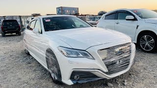 Toyota Crown G Excutive hybrid 2018 model [upl. by Lexerd196]