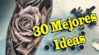 MEJORES tatuajes de ROSAS 🌹para Hombres Y Mujeres  Ideas para tu TATUAJE 💡 [upl. by Lezned]