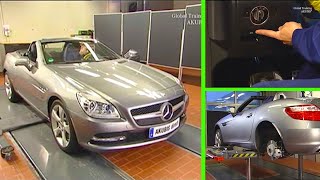 So bringst du die Bremsklötze deines MercedesBenz SLK in die Montagestellung  R172 [upl. by Ecirehc]