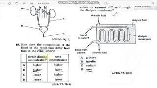 O level Chapter Excretion Topical MCQ [upl. by Amble]