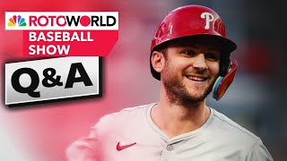 Fantasy MLB QampA w Chris Crawford and James Schiano 72324  Rotoworld Baseball Show  NBC Sports [upl. by Ahsoyem]