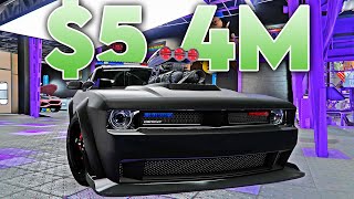 54 Million Police Dodge Challenger  Gauntlet Interceptor Customization in GTA Online [upl. by Ali933]