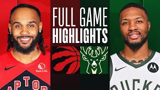 RAPTORS at BUCKS  FULL GAME HIGHLIGHTS  April 5 2024 [upl. by Kingdon]