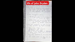 video ❗life of John Dryden ❗litscholaradda englisliterature johndrydenenglish englisliterature [upl. by Neesay109]