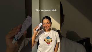 Things to AVOID using tretinoin  don’t do this during tretinoin journey  youtubeshorts tretinoin [upl. by Auqenat]