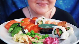 ASMR Sushi Mukbang [upl. by Riggins]