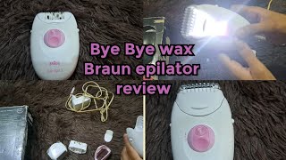 Braun Epilator Review Braun Silk epil 3  Epilator  Epilator Review and Demo By Ayesha Arfan [upl. by Trepur]