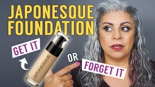 BEST FOUNDATION for MATURE SKIN  Japonesque Foundation Review [upl. by Navap455]