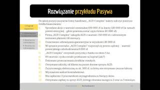 9b Rozwiązanie przykładu całościowego pasywa [upl. by Garate]