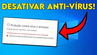 COMO DESATIVAR O WINDOWS DEFENDER [upl. by Godden]