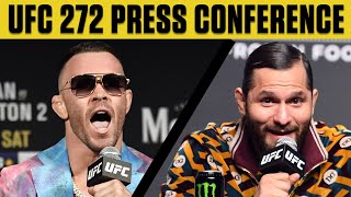 UFC 272 Press Conference  ESPN MMA [upl. by Pears]