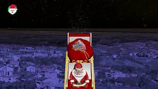 Santa delivers gifts in Lisbon Portugal 🎅🏼🎥  TrackingSanta 2023 [upl. by Yreved447]