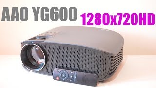 AAO YG600 Лучший HD проектор [upl. by Cicenia]