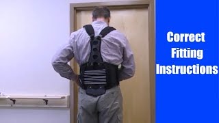 Orthomerica Back Brace Instructions Osteoarthritis Compression Fracture Kyphosis [upl. by Martella]