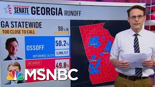 Race Between Ossoff Perdue Remains Too Close To Call  Morning Joe  MSNBC [upl. by Biagi813]