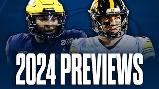 Michigan Football and Iowa Football 2024 Previews [upl. by Klayman702]