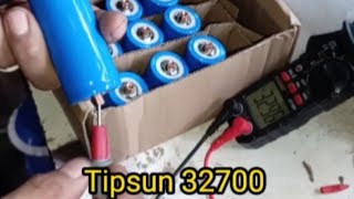 Unboxing Tipsun 32700 lifepo4 battery para sa battery ng UPS [upl. by Kathlin997]