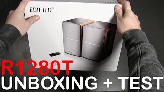 Edifier R1280T Unboxing und Test  viel Krawall für unter 100 € [upl. by Blakeley462]