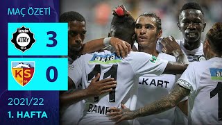 ÖZET Altay 30 Yukatel Kayserispor  1 Hafta  202122 [upl. by Curley362]