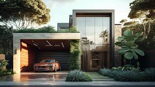 Modern House Facades 2023 [upl. by Shirlee]