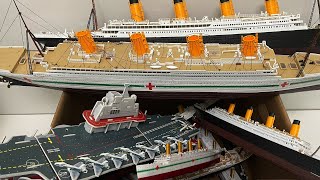 Review and Sinking video of All Ships Titanic HMHS Britanninc USS The Sullivans [upl. by Purpura989]