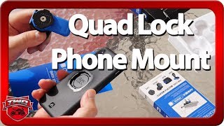 Quad Lock Motorcycle Phone Mount Review And XGrip Comparison [upl. by Enitsugua]