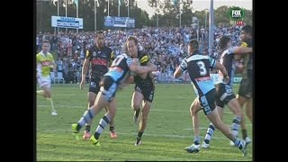 NRL Tackle of the Year  Luke Lewis on Matt Moylan [upl. by Martinson]