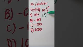 hisetmath gedmath gedtest  No Calculator Simplify Decimal with Negative Exponent [upl. by Adnamas305]