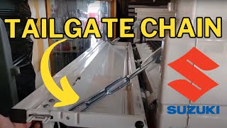 Install  Suzuki Tailgate Chain  Suzuki Carry DA63T [upl. by Birkle744]