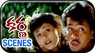 Karnaa Movie Scenes  Arjun Loving Vineetha  Arjun  Ranjitha  Vineetha [upl. by Dearborn]