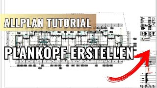 Plankopf in Allplan erstellen [upl. by Cordell936]