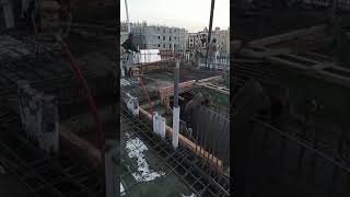 Pump concrete 😱😱🚧🏗️👷concrete rmcplant slabconstruction hits ytshorts [upl. by Aneeuqahs]