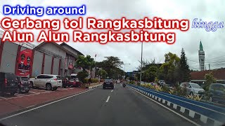 Gerbang tol Rangkasbitung hingga Alun alun Rangkasbitung Lebak Banten  driving around [upl. by Athenian]