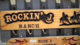 More Custom Carved Signs Made to Order [upl. by Terb]