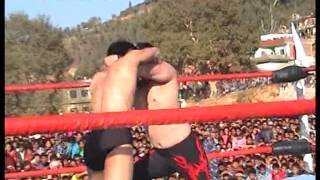 wrestling in Nepal most imaging play in Hollywood wrestler vs Nepali wrestler [upl. by Warrick]