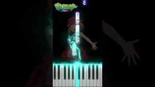 MadPaced Getter Getta Ban Ban  Pokemon XY Piano Tutorial Shorts [upl. by Xuaeb]