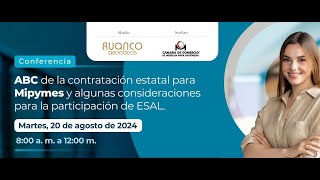 Taller ABC de la contratación estatal  Compra pública [upl. by Loram]