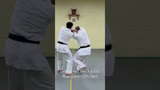 Goshu ryu Aiki Jujutsu dojo grappling throwing martialarts  Shiho nage variation [upl. by Tudor]