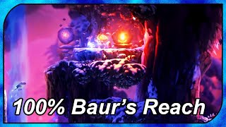 How to get 100 in Baurs Reach  Ori and the Will of the Wisps Guide [upl. by Iseabal]